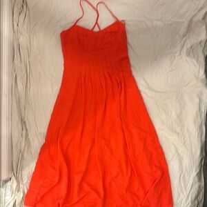 Banana Republic Fiery Red Dress